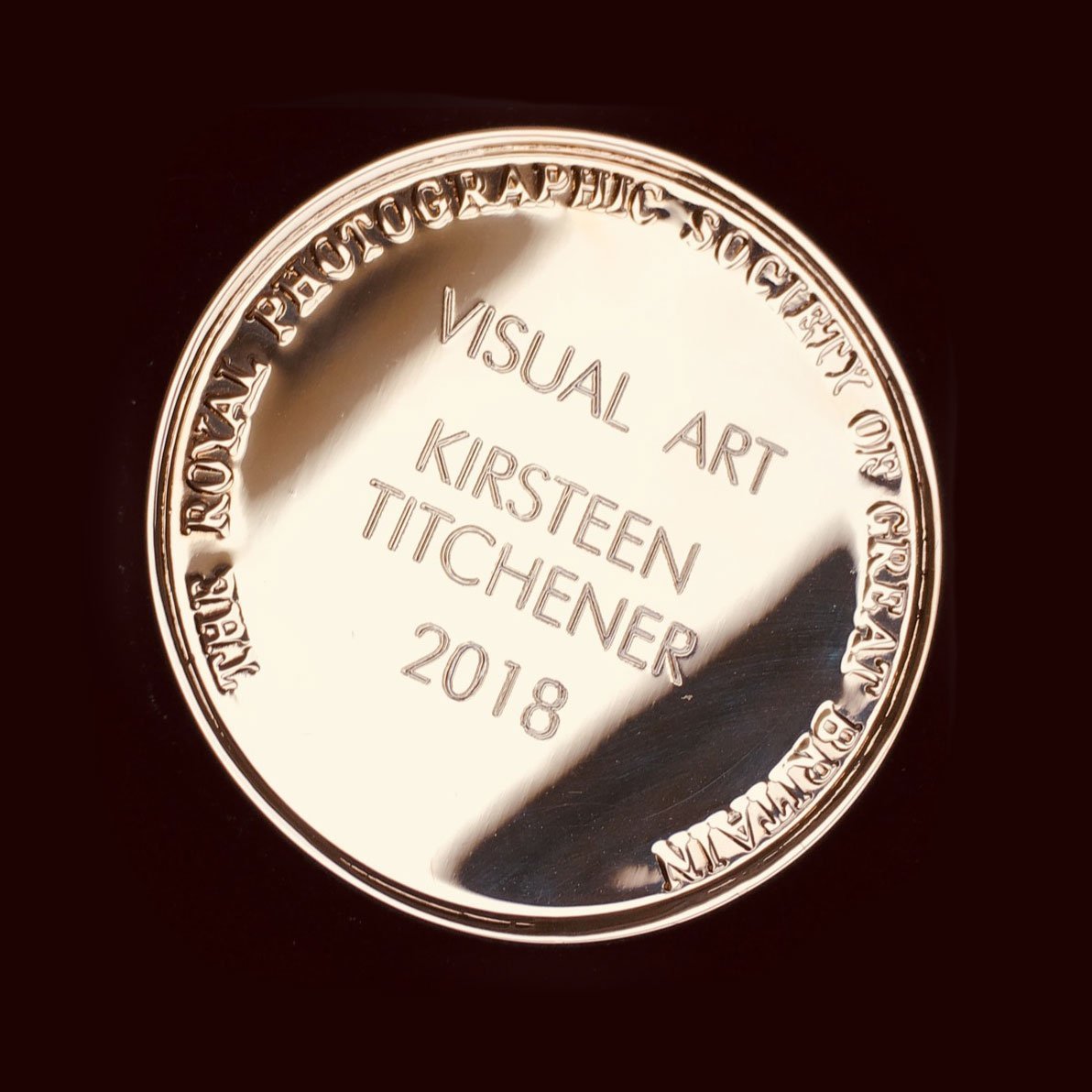 Visual Art Gold medal awarded to Kirsteen Titchener 2018