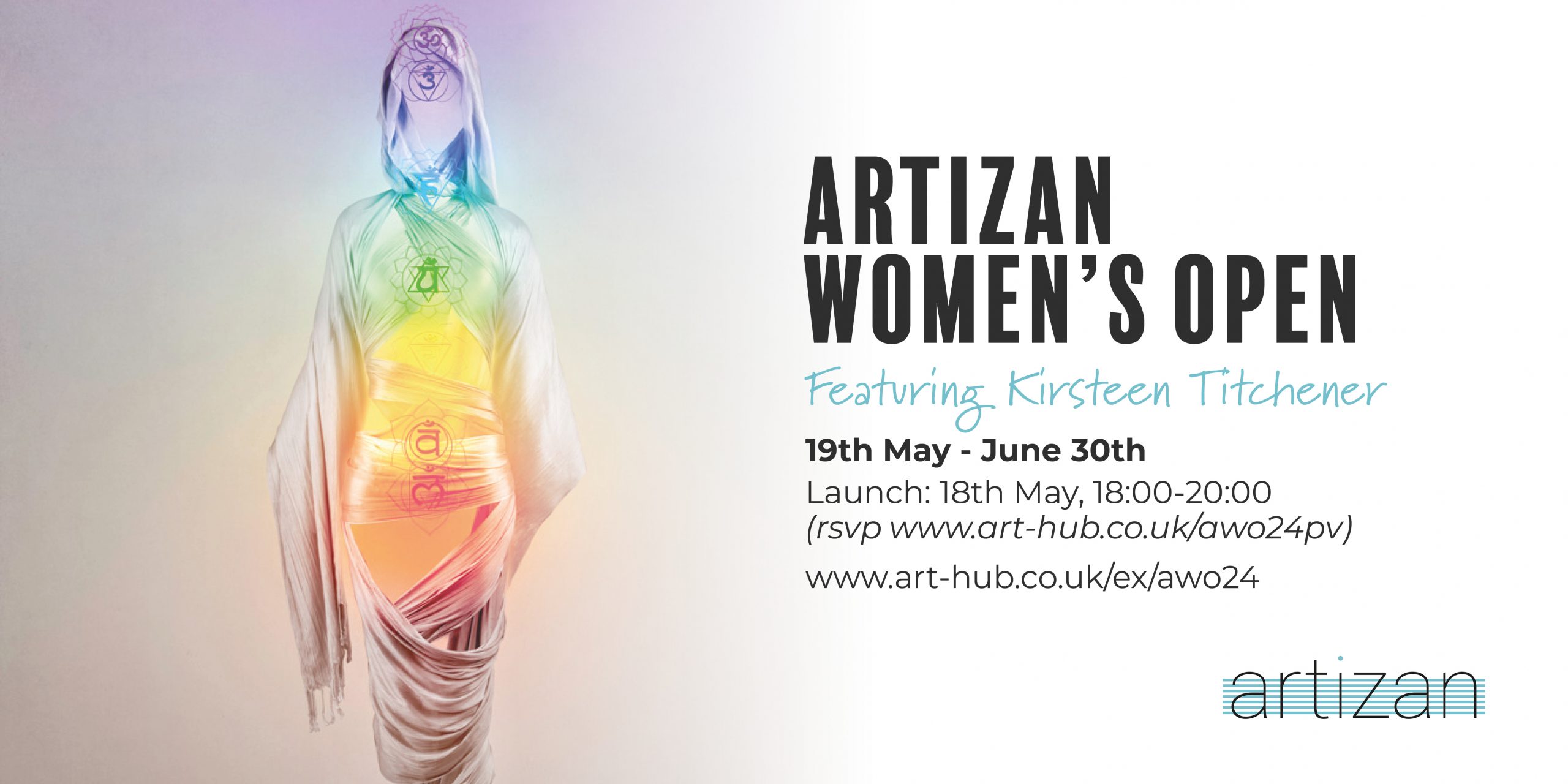 Chakras by Kirsteen Titchener on show at The Artizan Women's Open 2024